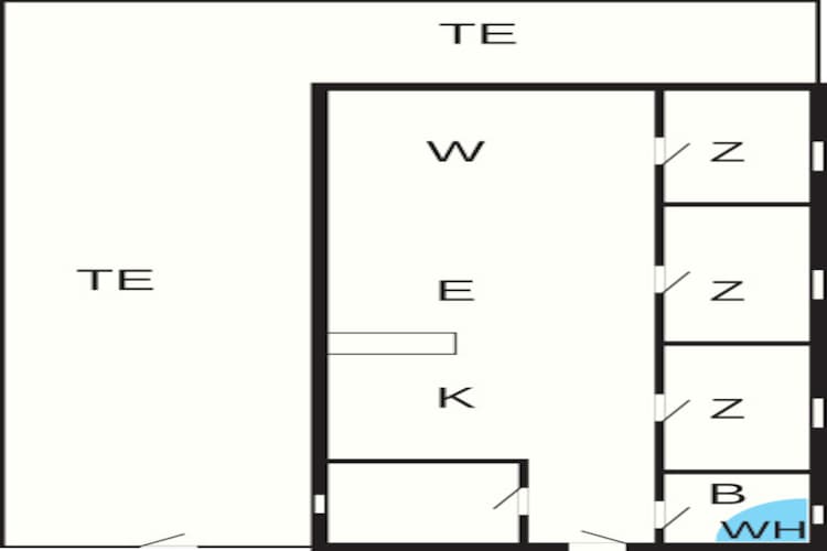6 persoons vakantie huis in Rødby-By Traum-Plattegrond