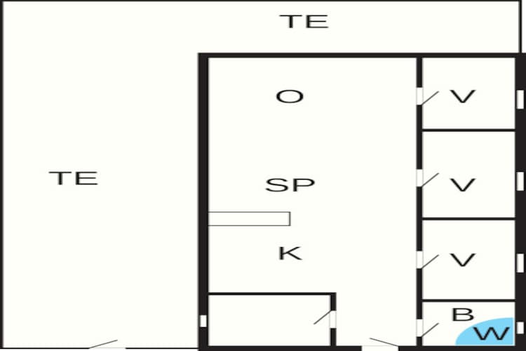6 persoons vakantie huis in Rødby-By Traum-Plattegrond