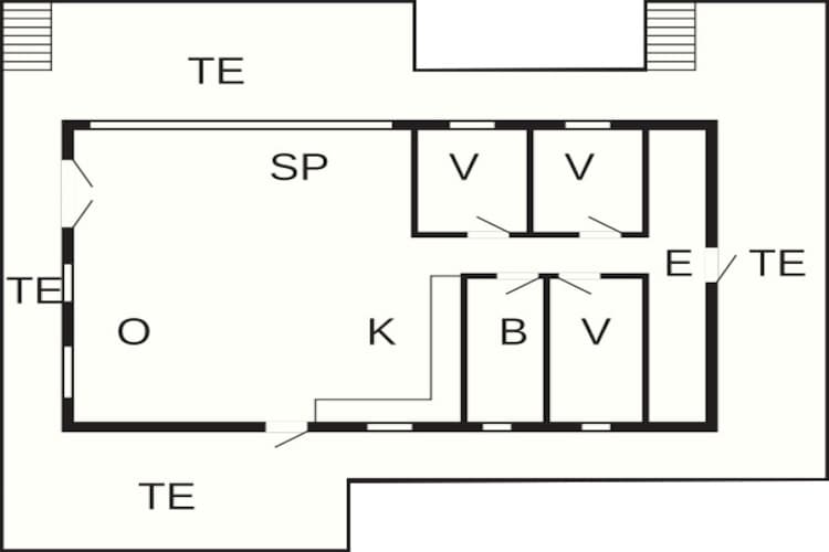 6 persoons vakantie huis in Hejls-Plattegrond