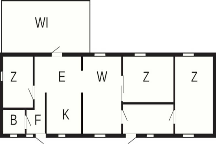 6 persoons vakantie huis in Laholm-Plattegrond
