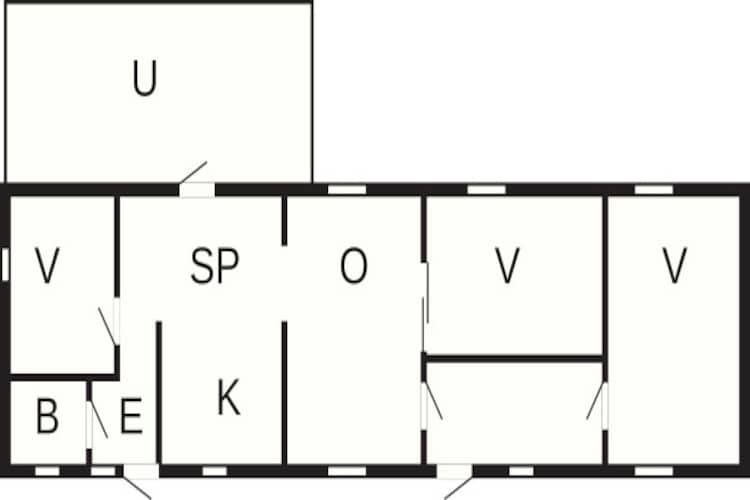 6 persoons vakantie huis in Laholm-Plattegrond