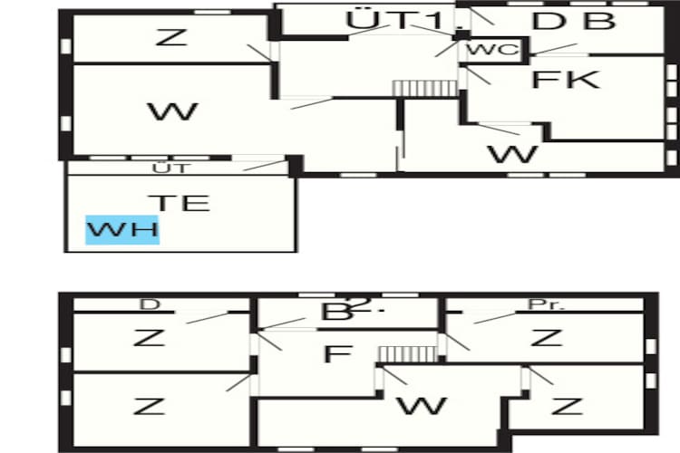 SANDALSHAUG-Plattegrond
