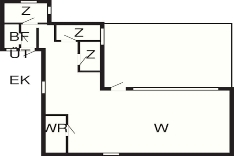 Maison de vacances pour 5 a Eskebjerg-Plan d'étage
