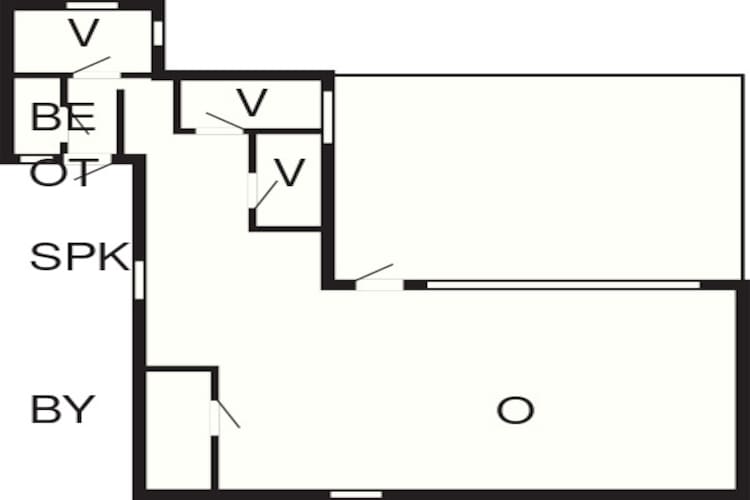 Maison de vacances pour 5 a Eskebjerg-Plan d'étage
