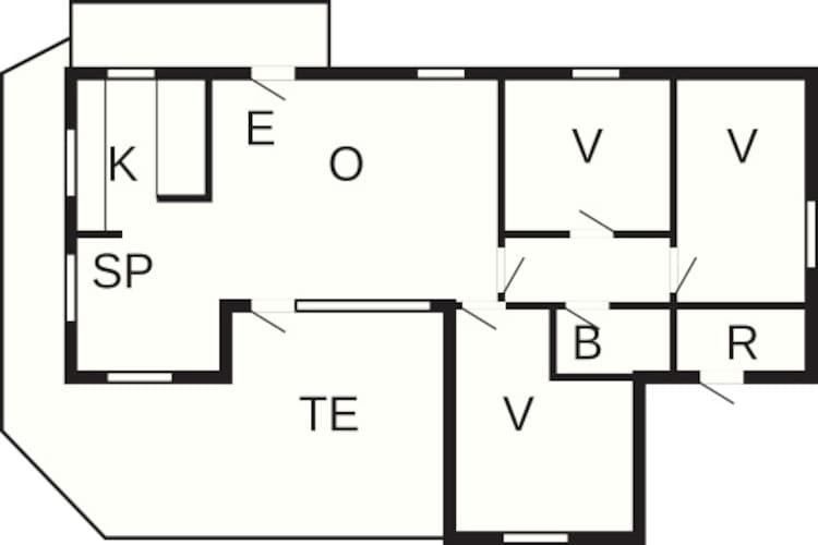 Kustsereniteit bij Henne Strand-By Traum-Plattegrond