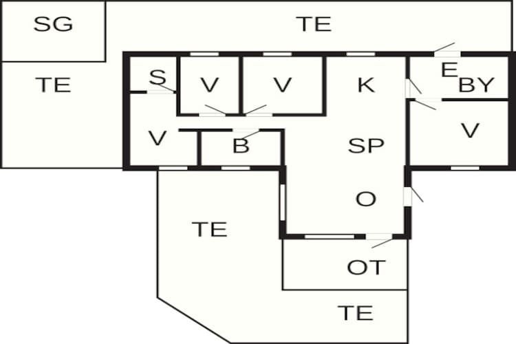 9 Personen Ferienhaus in Hadsund - Grundriss