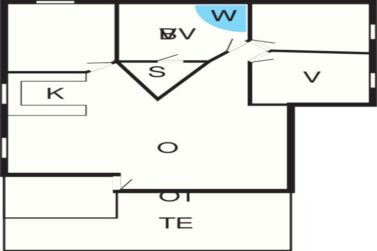 Whirlpool Cottage Oase-By Traum-Plattegrond