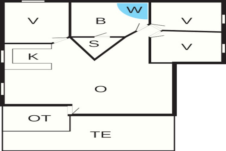 Whirlpool Cottage Oase-By Traum-Plattegrond