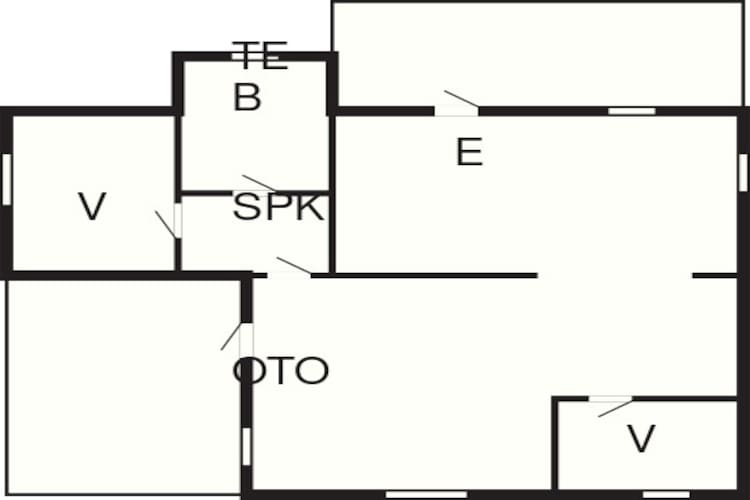 6 person holiday home in Hadsund-Floor plan