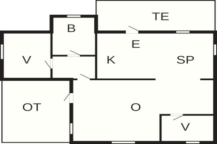 6 persoons vakantie huis in Hadsund-Plattegrond