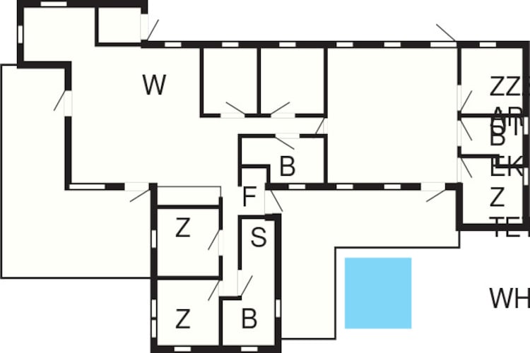 14 person holiday home in Væggerløse-Floor plan