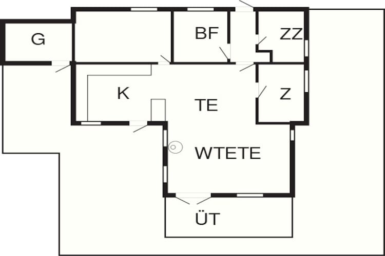 6 person holiday home in Lemvig-Floor plan
