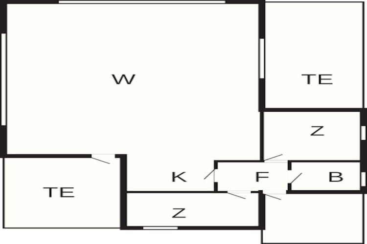 4 persoons vakantie huis in Rømø-Plattegrond