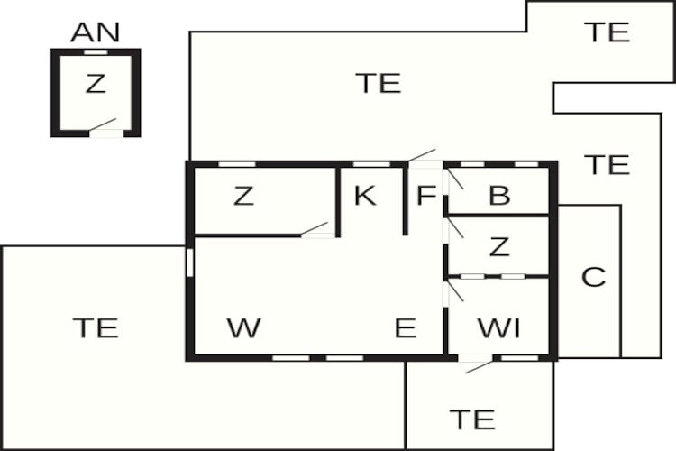 6 persoons vakantie huis in Hejls-Plattegrond