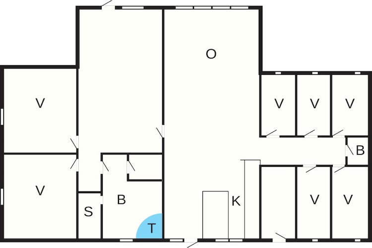 16 persoons vakantie huis in Glesborg-Plattegrond
