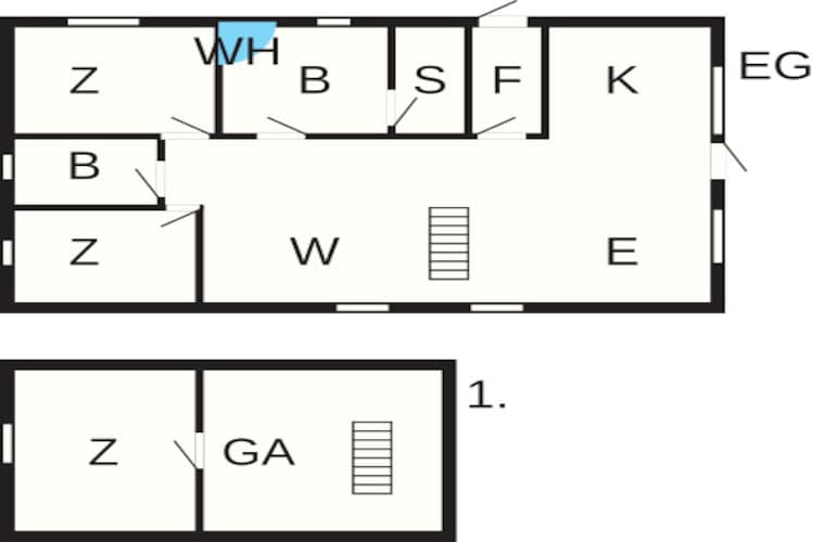 Maison de vacances pour 8 a Hadsund-Plan