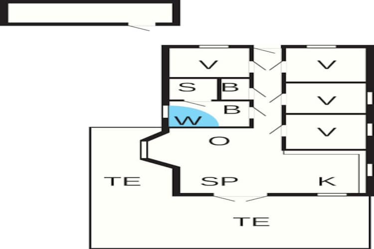 Moderne Oase in schilderachtig Lokken-By Traum-Plattegrond