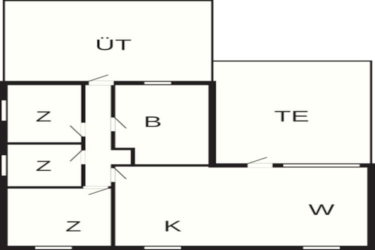 6 persoons vakantie huis in Rødby-Plattegrond
