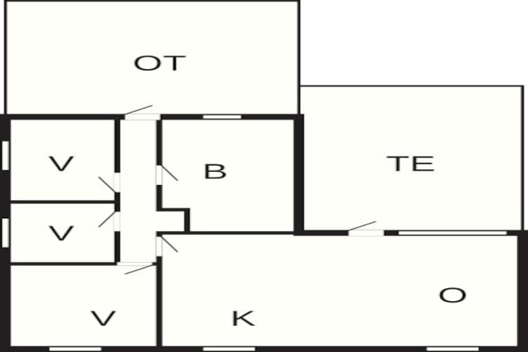 Maison de vacances pour 6 a Rødby-Plan