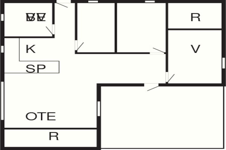 6 person holiday home in Vemb-Floor plan