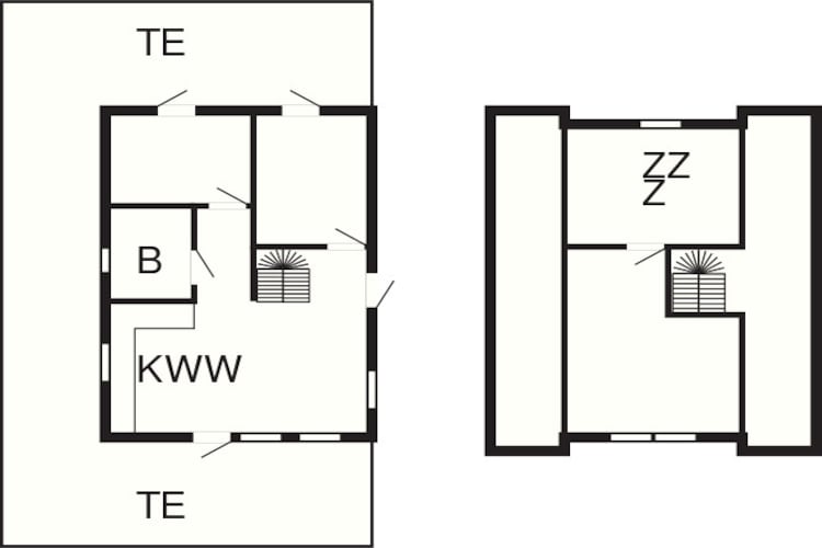6 person holiday home in Læsø-Floor plan
