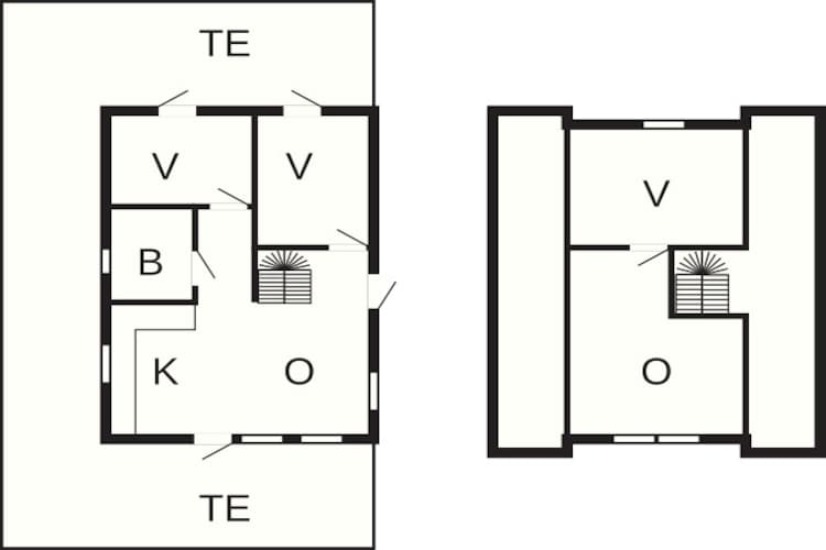 6 persoons vakantie huis in Læsø-Plattegrond