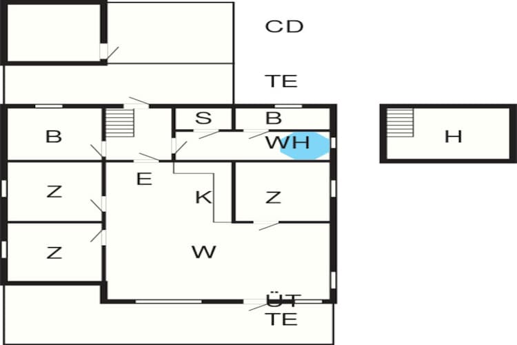 8 persoons vakantie huis in Ringkøbing-Plattegrond