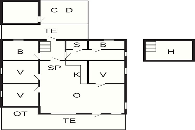8 persoons vakantie huis in Ringkøbing-Plattegrond