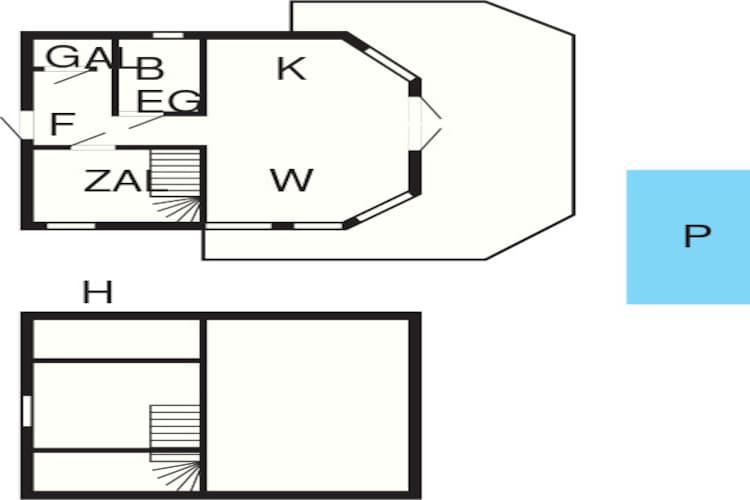 Maison de vacances pour 4 a VALDEMARSVIK-Plan d'étage
