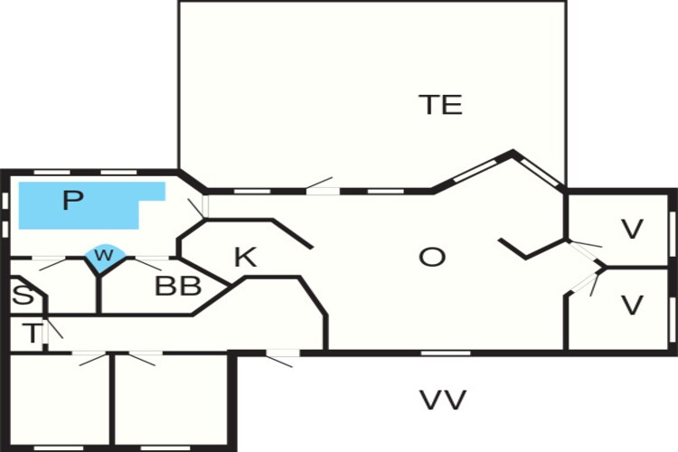 12 persoons vakantie huis in Glesborg-Plattegrond