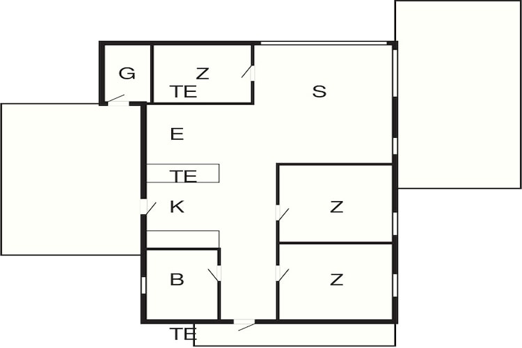 6 person holiday home in Frederikshavn-Floor plan