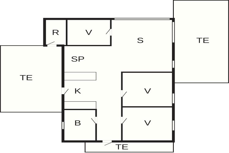 6 person holiday home in Frederikshavn-Floor plan