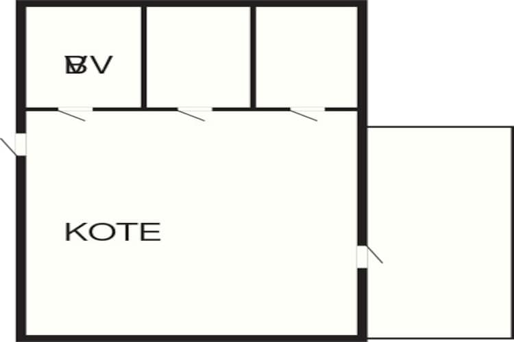 4 persoons vakantie huis in SMEDSTORP-Plattegrond