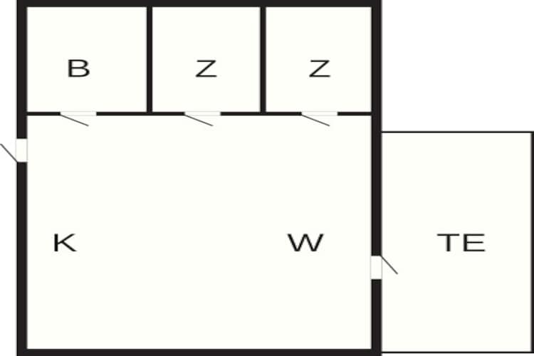 4 persoons vakantie huis in SMEDSTORP - Plattegrond