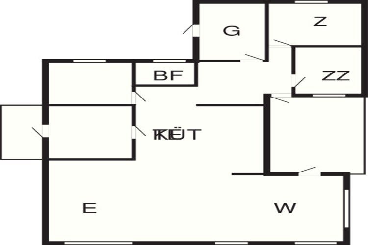 Kustcharme in Nr. Lyngby-By Traum-Plattegrond