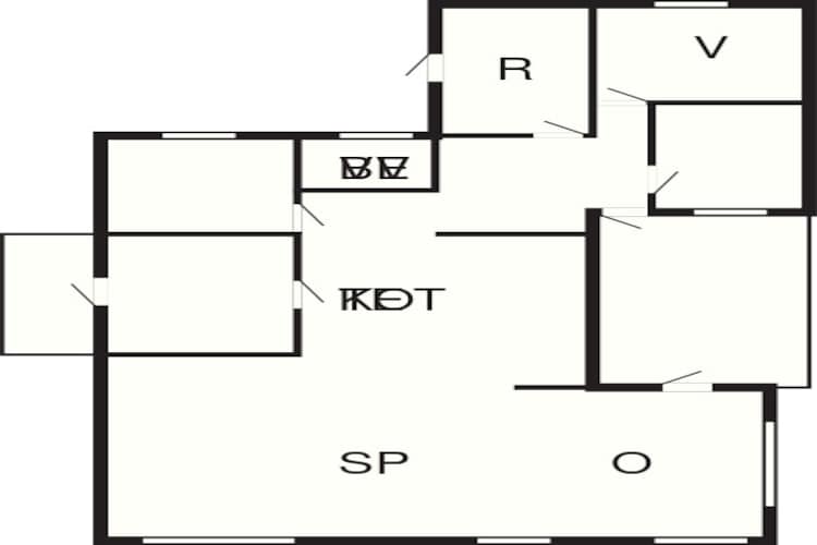 Kustcharme in Nr. Lyngby-By Traum-Plattegrond
