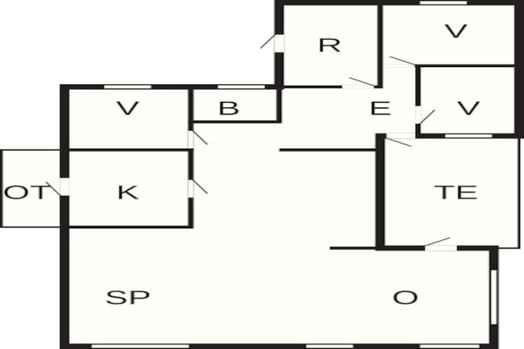 Kustcharme in Nr. Lyngby-By Traum-Plattegrond