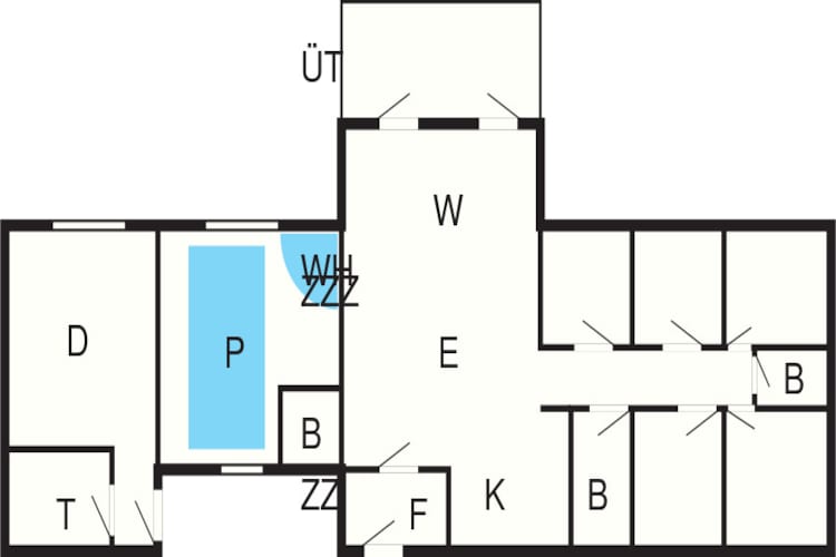16 persoons vakantie huis in Rømø-Plattegrond