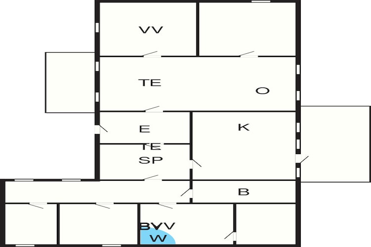 8 Personen Ferienhaus in Svendborg-Grundriss