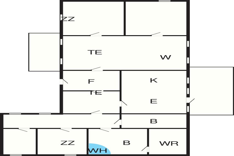 8 persoons vakantie huis in Svendborg-Plattegrond