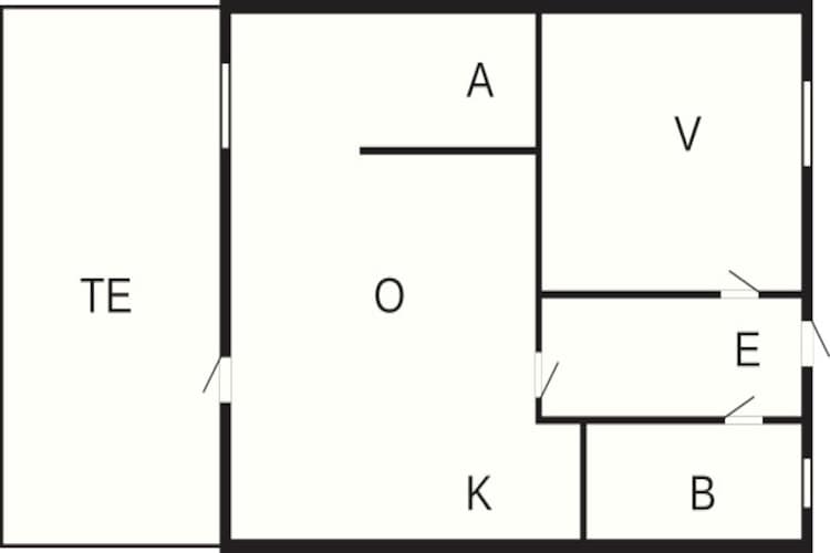 4 persoons vakantie huis in Nexø-Plattegrond
