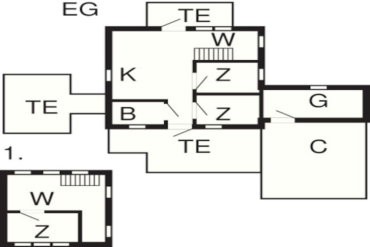 7 persoons vakantie huis in Harboøre-Plattegrond