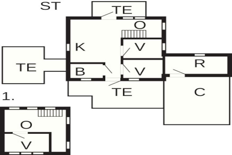 7 Personen Ferienhaus in Harboøre-Grundriss