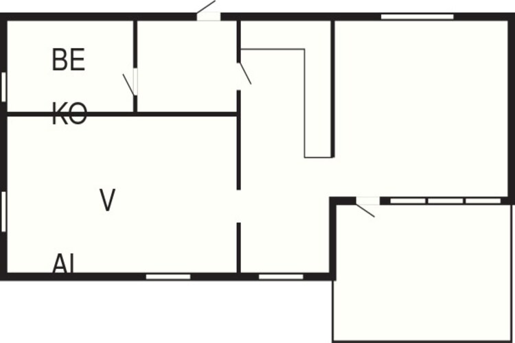 4 persoons vakantie huis in VESSIGEBRO-Plattegrond