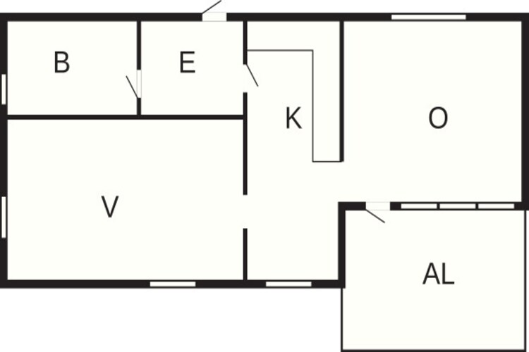 4 persoons vakantie huis in VESSIGEBRO-Plattegrond