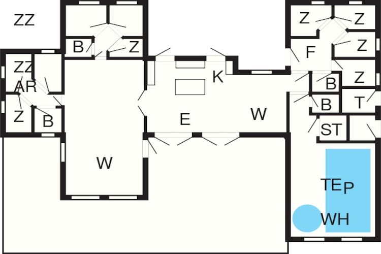26 Personen Ferienhaus in Grenaa-Grundriss