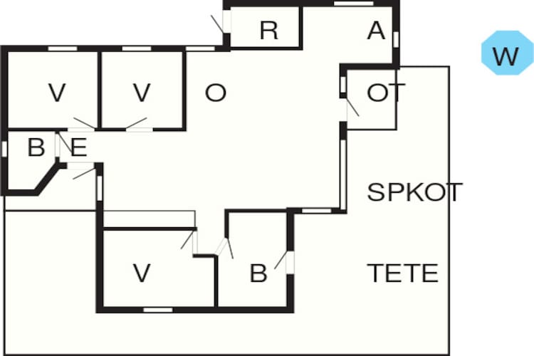 Maison de vacances pour 8 a Vig-Plan d'étage