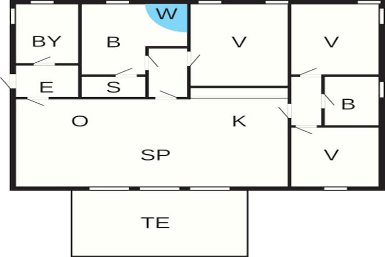 Schilderachtig Golfverblijf-By Traum-Plattegrond