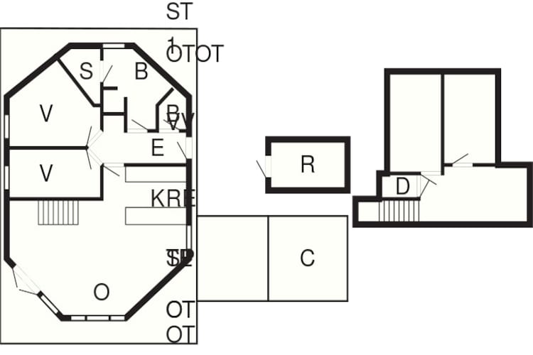 8 persoons vakantie huis in Læsø-Plattegrond