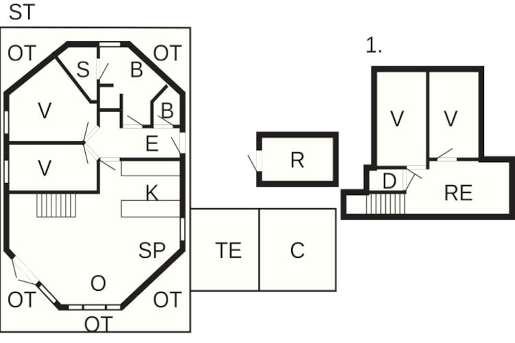 8 persoons vakantie huis in Læsø - Plattegrond
